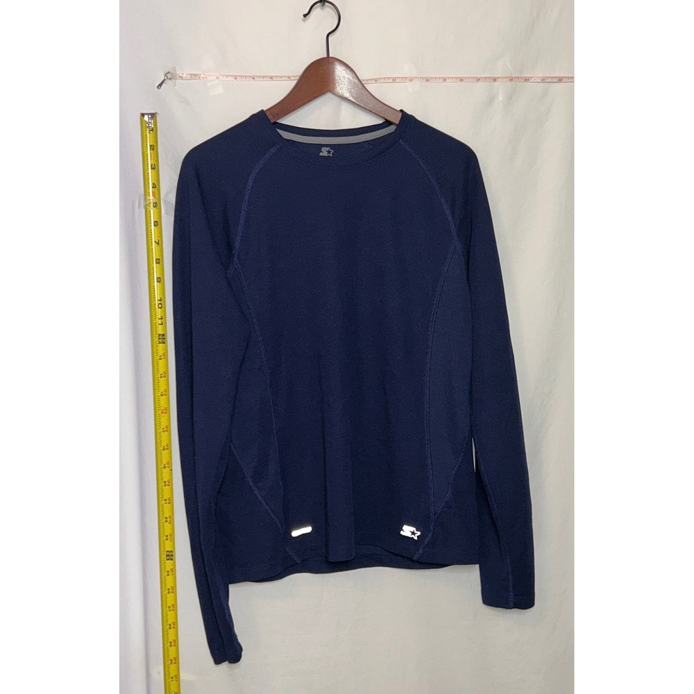 Starter Long Sleeve Athletic Top Navy Blue Women's Size‎ M